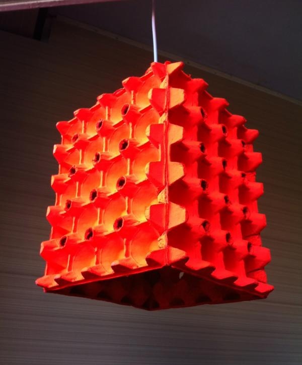 Recyklovaná lampa