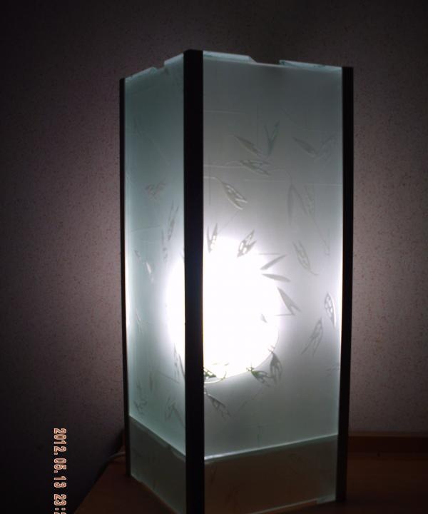 Lampes en verre décoratif