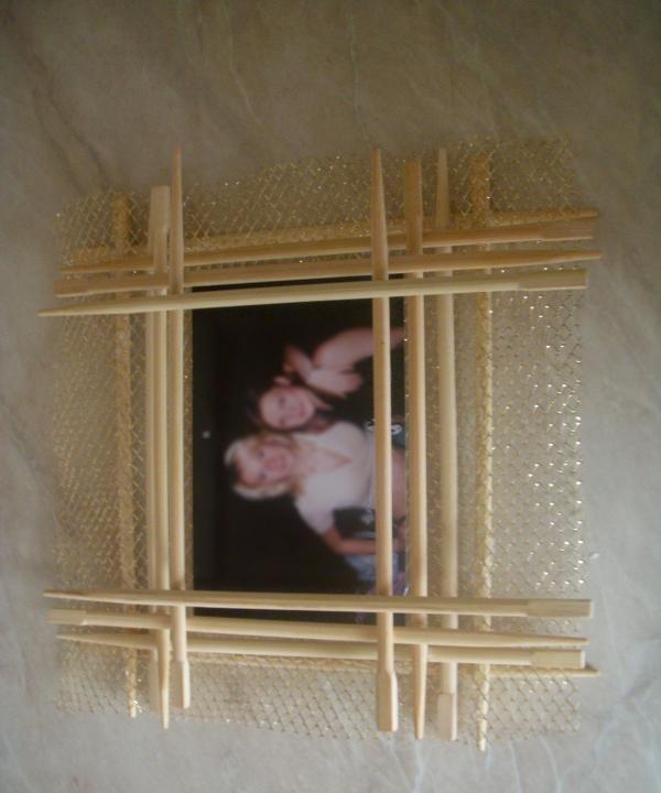 Φωτογραφικό πλαίσιο κινέζικων ξυλάκια