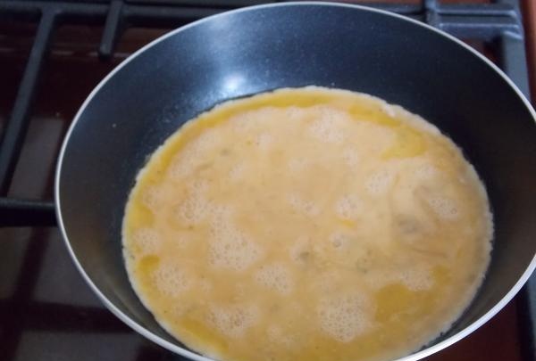 Omelette au jambon