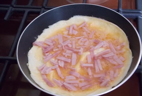 Ham omelett