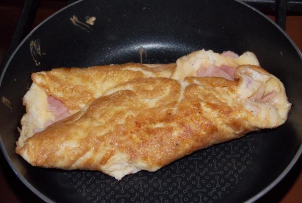 Skinka omelett