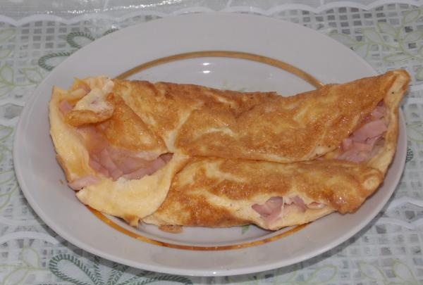 Omelete de presunto