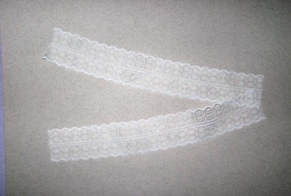 cut wide white lace