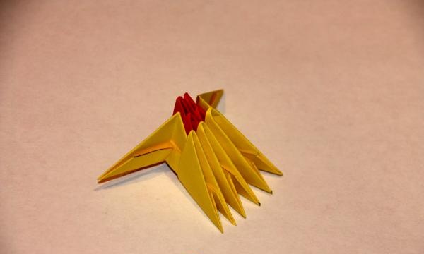 libelula origami modulare
