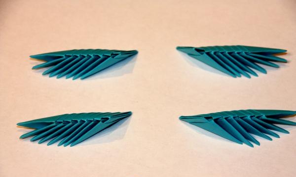 libelula origami modulare