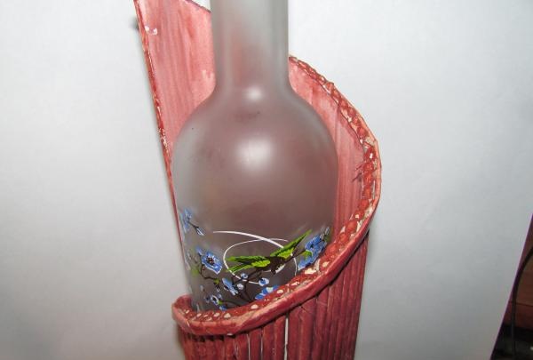 representar una botella de vino