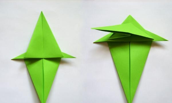 dekorere en gave med origami blomster