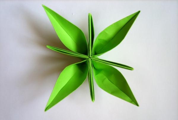 decorate a gift with origami flowers