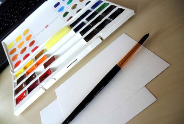 Farben und Papier