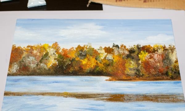 Lukisan minyak Angin musim luruh