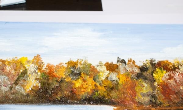 لوحة زيتية أنفاس الخريف