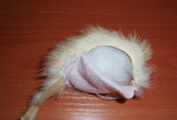 Șoarece de jucărie din blană pentru pisică