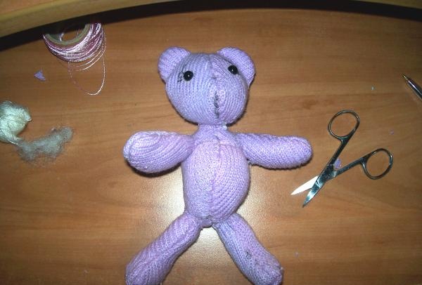 paarse teddybeer