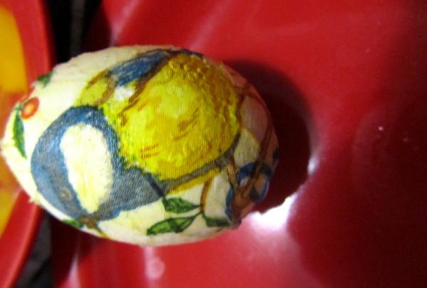 Decoupage Easter Egg