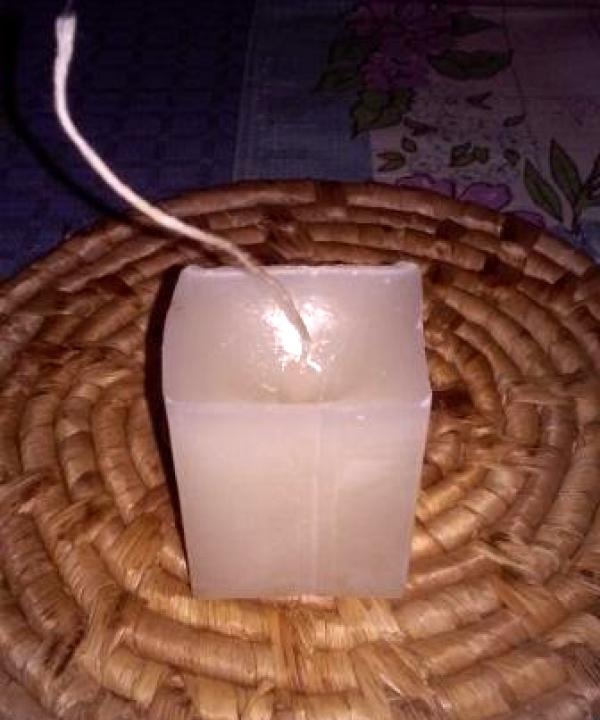 do-it-yourself coffee candle
