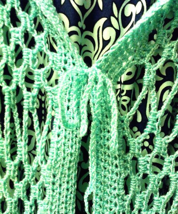Jaket Mesh Crochet