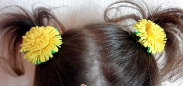 dandelions grampo de cabelo