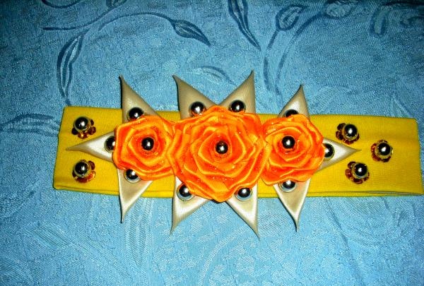 Headband Orange Happiness