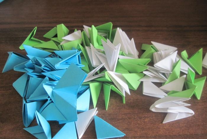 Origami leknín