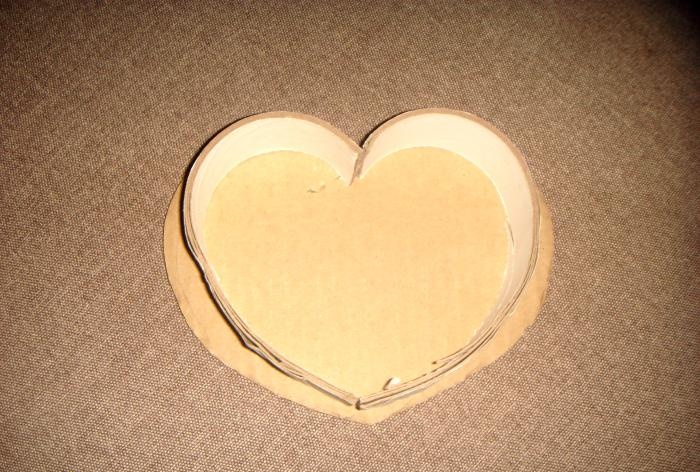 Hartvormige doos