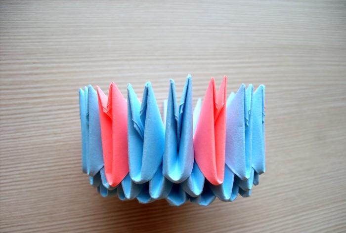Modularer Origami-Kaktus
