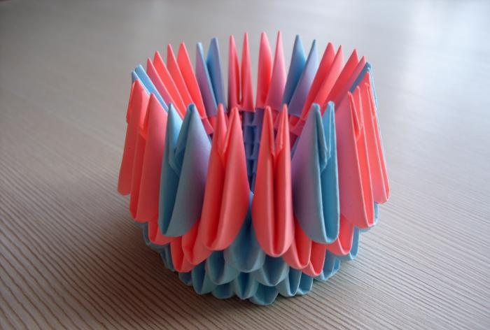 Cactus di origami modulare
