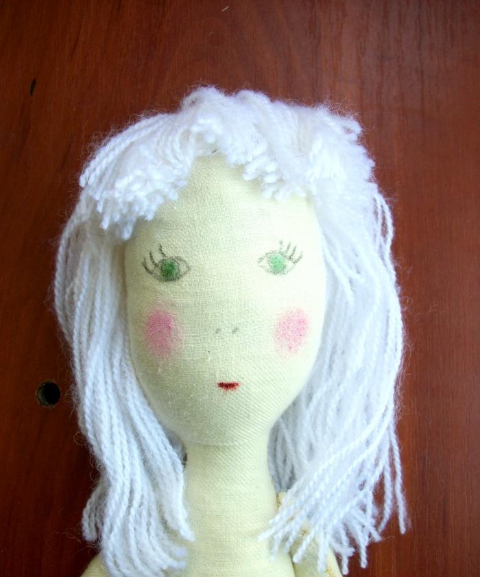 DIY textilní panenka