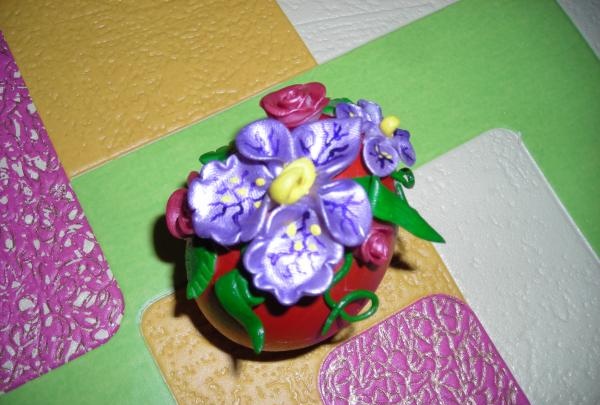 Pat de flori de Paste 3D
