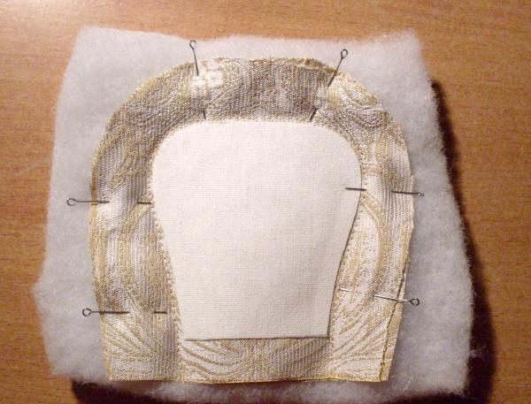 Almohadilla en una máquina de coser