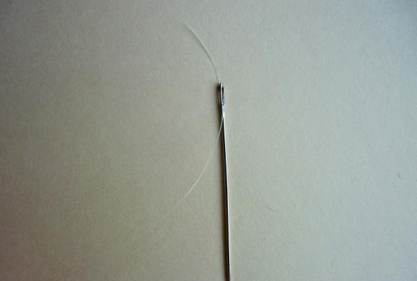thread through the needle