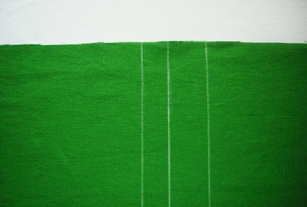 sekeping kain hijau