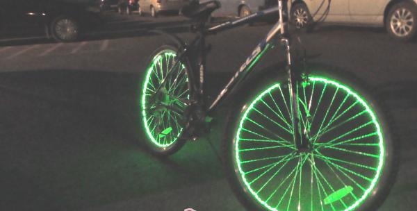 bisiklet tekerleği ışıkları