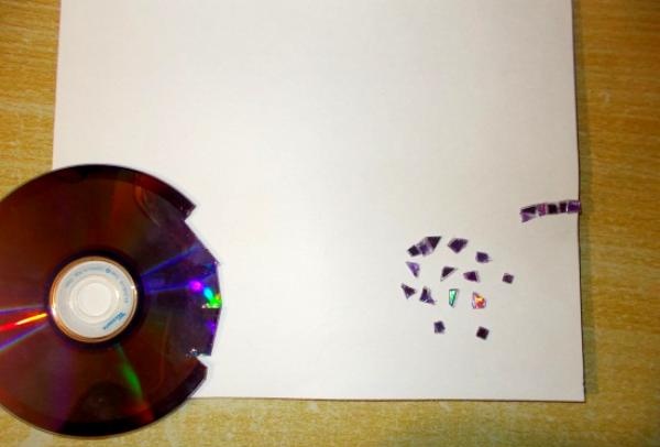 Mozaikový obrázok diskov