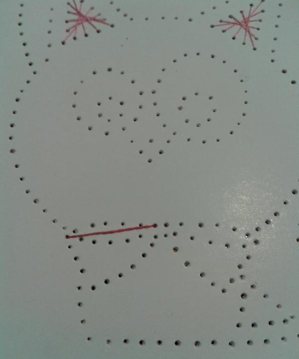 Card de Valentine folosind isonia