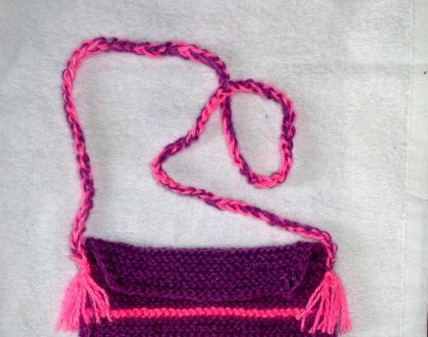 Geantă tricotată pentru copii