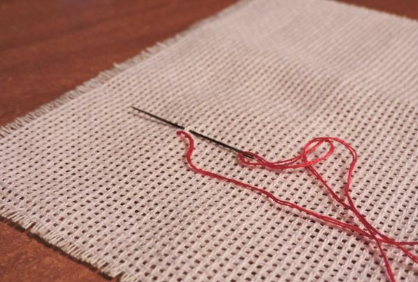 Cross stitch heart