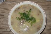 Champignon mantar çorbası