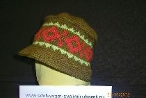 Топла плетена шапка за зимата