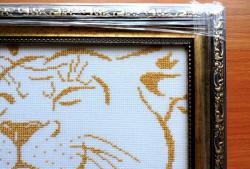 A pair of lions: learning to cross stitch