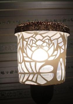 How to make a lampshade with your own hands