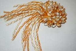 Сатенена панделка за коса на медузи