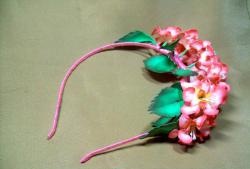 Foamiran çiçek kafa bandı