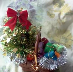 Compoziție de bomboane pentru clasa de master „Cadouri sub pomul de Crăciun