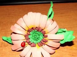 Изработка на фиби за коса с цветя от фоамиран