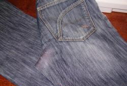 Professionella darn jeans