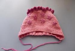 Hat for a newborn girl