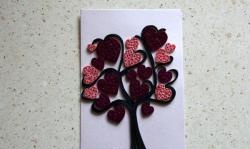 Carte poștală „Arborele dragostei”