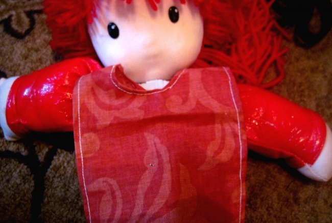 Do-it-yourself doll towel