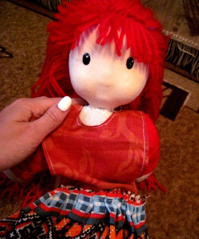 Do-it-yourself doll towel